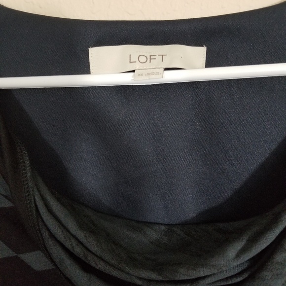 Loft Dresses | Loft Black Striped Dress - Picture 3 of 4